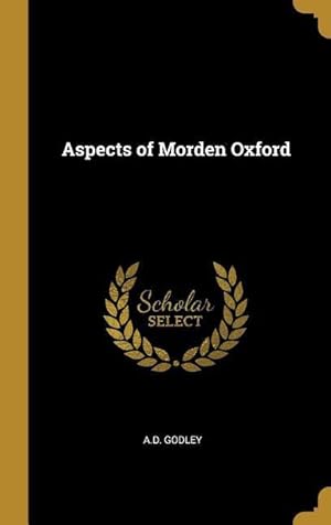Bild des Verkufers fr Aspects of Morden Oxford zum Verkauf von moluna