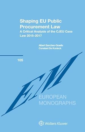 Seller image for Shaping EU Public Procurement Law for sale by moluna