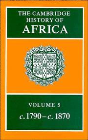 Seller image for The Cambridge History of Africa 8 Volume Hardback Set for sale by moluna