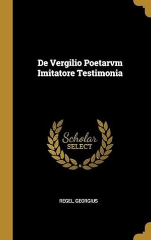 Seller image for LAT-DE VERGILIO POETARVM IMITA for sale by moluna