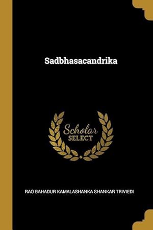 Seller image for Sadbhasacandrika for sale by moluna