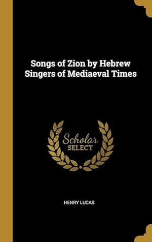 Bild des Verkufers fr SONGS OF ZION BY HEBREW SINGER zum Verkauf von moluna