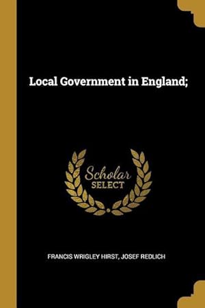 Seller image for Local Government in England for sale by moluna