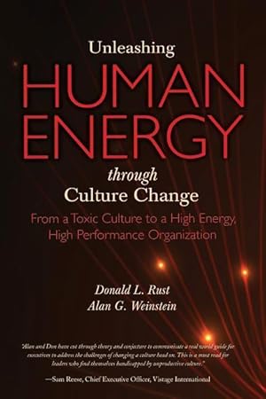 Immagine del venditore per Unleashing Human Energy: From a Toxic Culture to a High Energy, High Performance Organization venduto da moluna