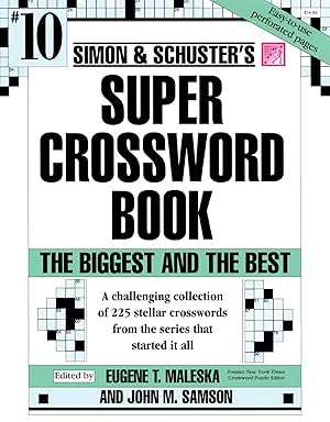 Bild des Verkufers fr Simon & Schuster Super Crossword Puzzle Book #10: Volume 10 zum Verkauf von moluna