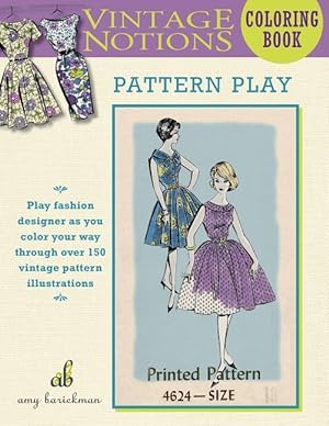 Bild des Verkufers fr Vintage Notions Coloring Book: Pattern Play zum Verkauf von moluna