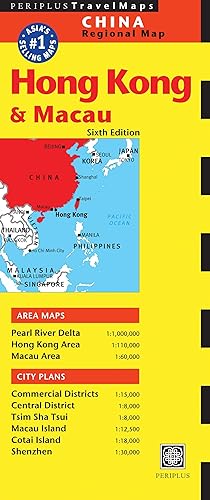 Imagen del vendedor de Hong Kong & Macau Travel Map Sixth Edition a la venta por moluna