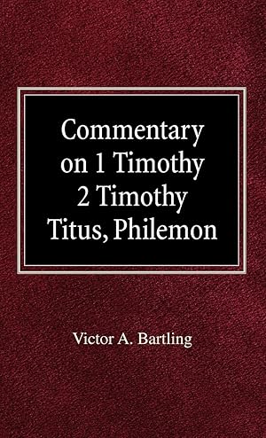 Seller image for COMMENTARY ON 1 TIMOTHY 2 TIMO for sale by moluna