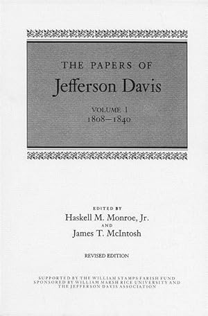 Bild des Verkufers fr The Papers of Jefferson Davis zum Verkauf von moluna