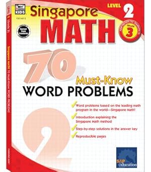 Bild des Verkufers fr 70 Must-Know Word Problems, Grade 3 zum Verkauf von moluna