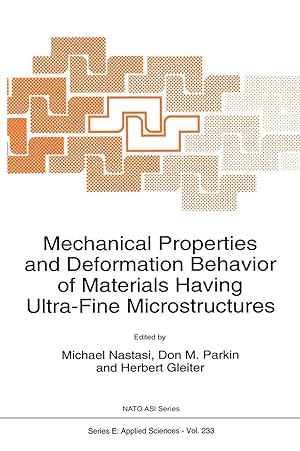 Immagine del venditore per Mechanical Properties and Deformation Behavior of Materials Having Ultra-Fine Microstructures venduto da moluna