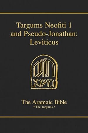 Seller image for Targums Neofiti 1 and Pseudo-Jonathan: Leviticus: Volume 3 for sale by moluna