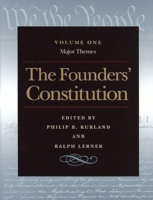 Bild des Verkufers fr Founders\ Constitution, Volume 1 zum Verkauf von moluna