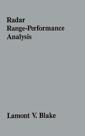 Seller image for Radar Range-Performance Analysis for sale by moluna