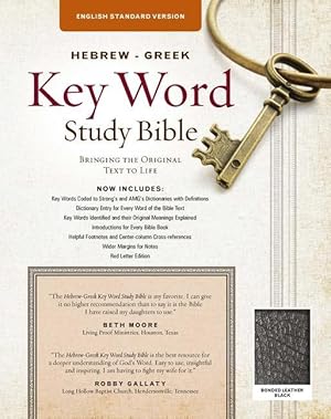 Bild des Verkufers fr The Hebrew-Greek Key Word Study Bible: ESV Edition, Black Bonded Leather zum Verkauf von moluna