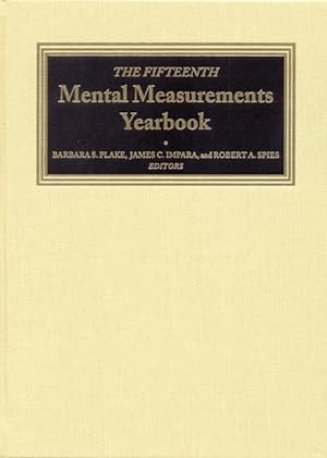 Seller image for 15TH MENTAL MEASUREMENTS YEARB for sale by moluna