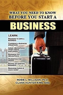 Seller image for What You Need to Know Before You Start a Business for sale by moluna