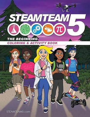 Bild des Verkufers fr Steamteam5: STEM/STEAM Coloring & Activity Book zum Verkauf von moluna