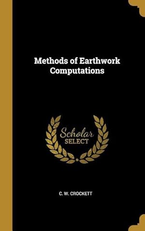 Bild des Verkufers fr Methods of Earthwork Computations zum Verkauf von moluna