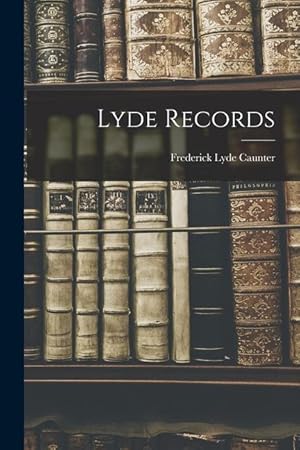Bild des Verkufers fr Lyde Records zum Verkauf von moluna