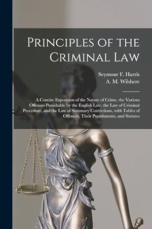 Bild des Verkufers fr Principles of the Criminal Law [microform]: a Concise Exposition of the Nature of Crime, the Various Offenses Punishable by the English Law, the Law o zum Verkauf von moluna