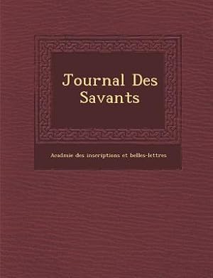 Bild des Verkufers fr Journal Des Savants zum Verkauf von moluna