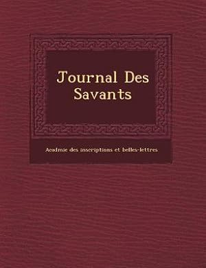 Bild des Verkufers fr Journal Des Savants zum Verkauf von moluna