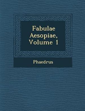 Bild des Verkufers fr Fabulae Aesopiae, Volume 1 zum Verkauf von moluna