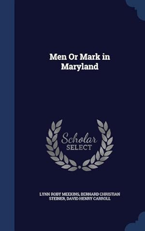 Bild des Verkufers fr Men Or Mark in Maryland zum Verkauf von moluna