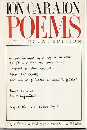 Seller image for Poems. A bilingual edition. (Romanian-english) for sale by Librairie Franoise Causse