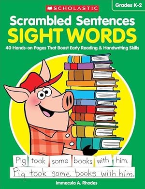 Bild des Verkufers fr Scrambled Sentences: Sight Words: 40 Hands-On Pages That Boost Early Reading & Handwriting Skills zum Verkauf von moluna