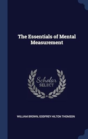 Bild des Verkufers fr The Essentials of Mental Measurement zum Verkauf von moluna