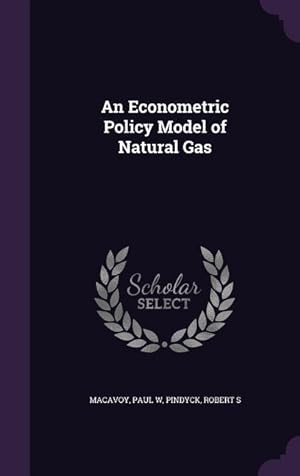 Bild des Verkufers fr An Econometric Policy Model of Natural Gas zum Verkauf von moluna