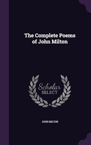 Bild des Verkufers fr The Complete Poems of John Milton zum Verkauf von moluna