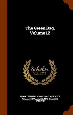 Image du vendeur pour The Green Bag, Volume 12 mis en vente par moluna
