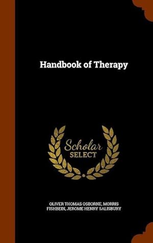 Seller image for Handbook of Therapy for sale by moluna