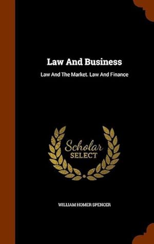 Bild des Verkufers fr Law And Business: Law And The Market. Law And Finance zum Verkauf von moluna