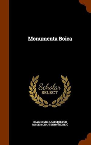Bild des Verkufers fr Monumenta Boica zum Verkauf von moluna