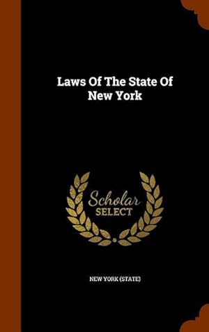 Bild des Verkufers fr Laws Of The State Of New York zum Verkauf von moluna