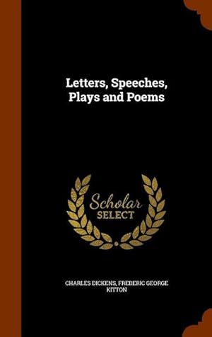 Immagine del venditore per Letters, Speeches, Plays and Poems venduto da moluna