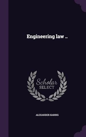 Seller image for Engineering law . for sale by moluna