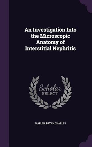 Bild des Verkufers fr An Investigation Into the Microscopic Anatomy of Interstitial Nephritis zum Verkauf von moluna