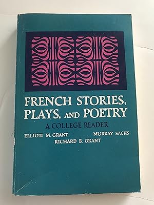 Seller image for French Stories Plays and Poetry: A College Reader for sale by Sheapast Art and Books