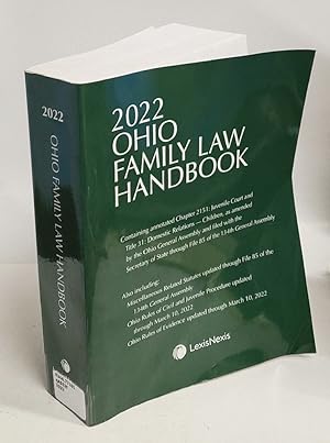 Imagen del vendedor de Ohio Family Law Handbook 2022 Edition a la venta por Queen City Books