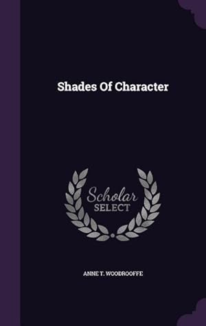 Imagen del vendedor de Shades Of Character a la venta por moluna