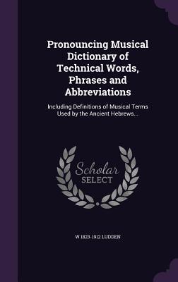 Immagine del venditore per Pronouncing Musical Dictionary of Technical Words, Phrases and Abbreviations: Including Definitions of Musical Terms Used by the Ancient Hebrews. venduto da moluna