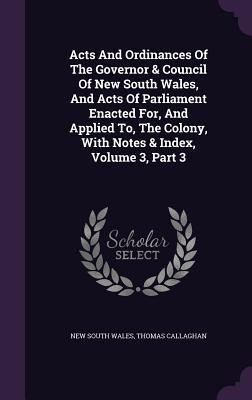 Seller image for Acts And Ordinances Of The Governor & Council Of New South Wales, And Acts Of Parliament Enacted For, And Applied To, The Colony, With Notes & Index, for sale by moluna
