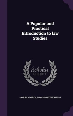 Bild des Verkufers fr A Popular and Practical Introduction to law Studies zum Verkauf von moluna