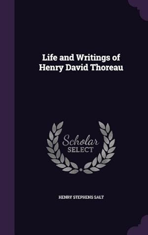 Seller image for Life and Writings of Henry David Thoreau for sale by moluna