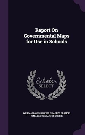 Bild des Verkufers fr Report On Governmental Maps for Use in Schools zum Verkauf von moluna